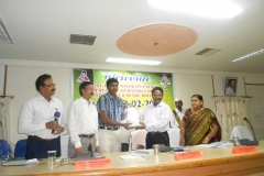“Inspire award” awarded by the D.E.O., Chittoor.