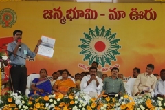 ”Sabash Pavan” appreciation by Former C.M. of A.P. Sri Chandrababu Naidugaru during Janmabhoomi Programme at Kurlabalakota of MolakacheruvuMandal, Chittoor Dist.